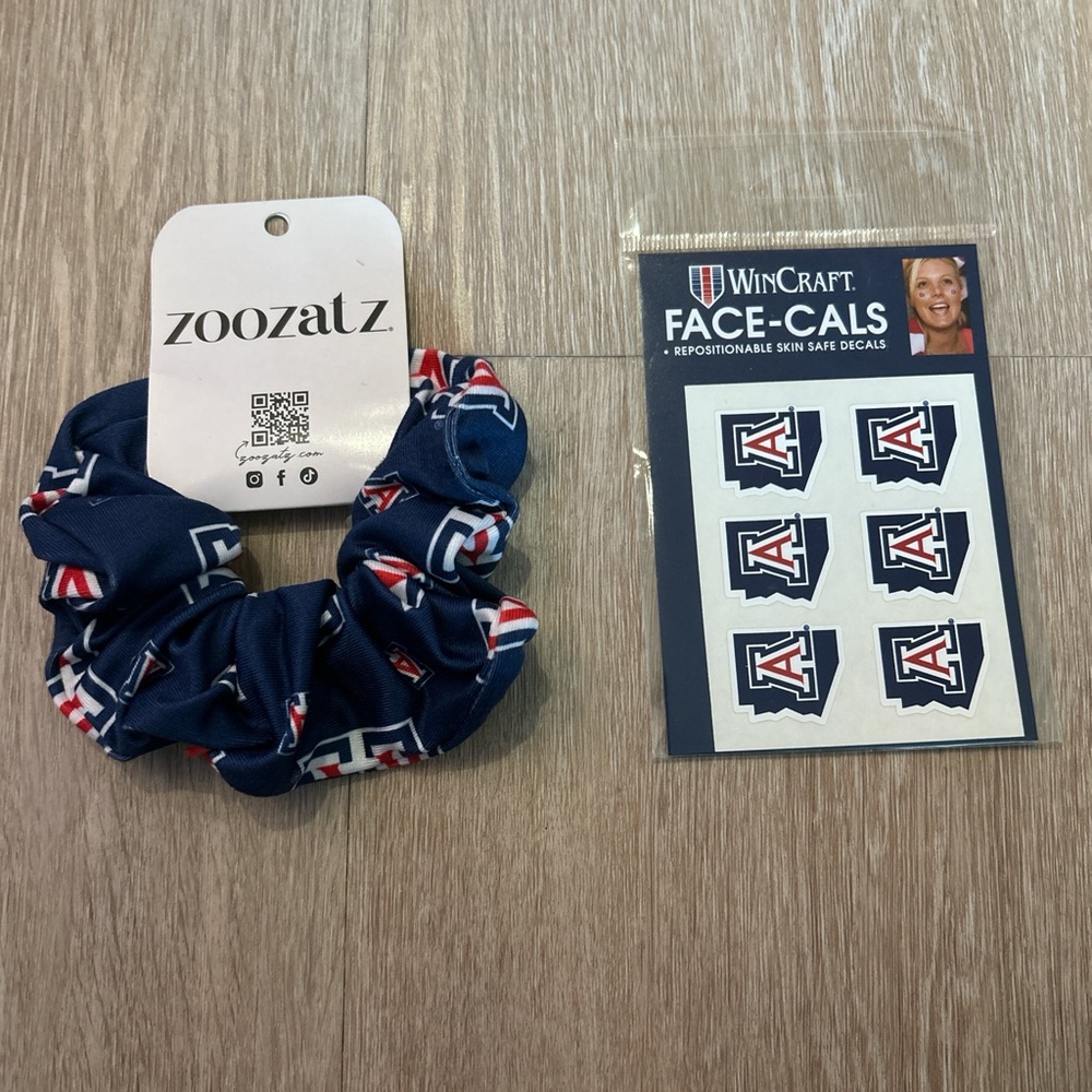 ZooZatz Kids Navy Scrunchie with Logo